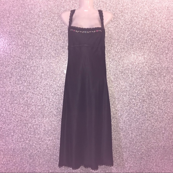 BEBE silk blend dress embroidery & knit lace - Picture 1 of 10